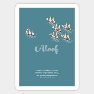 Aloof Sticker